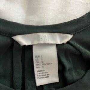H&M Forest Green Blouse